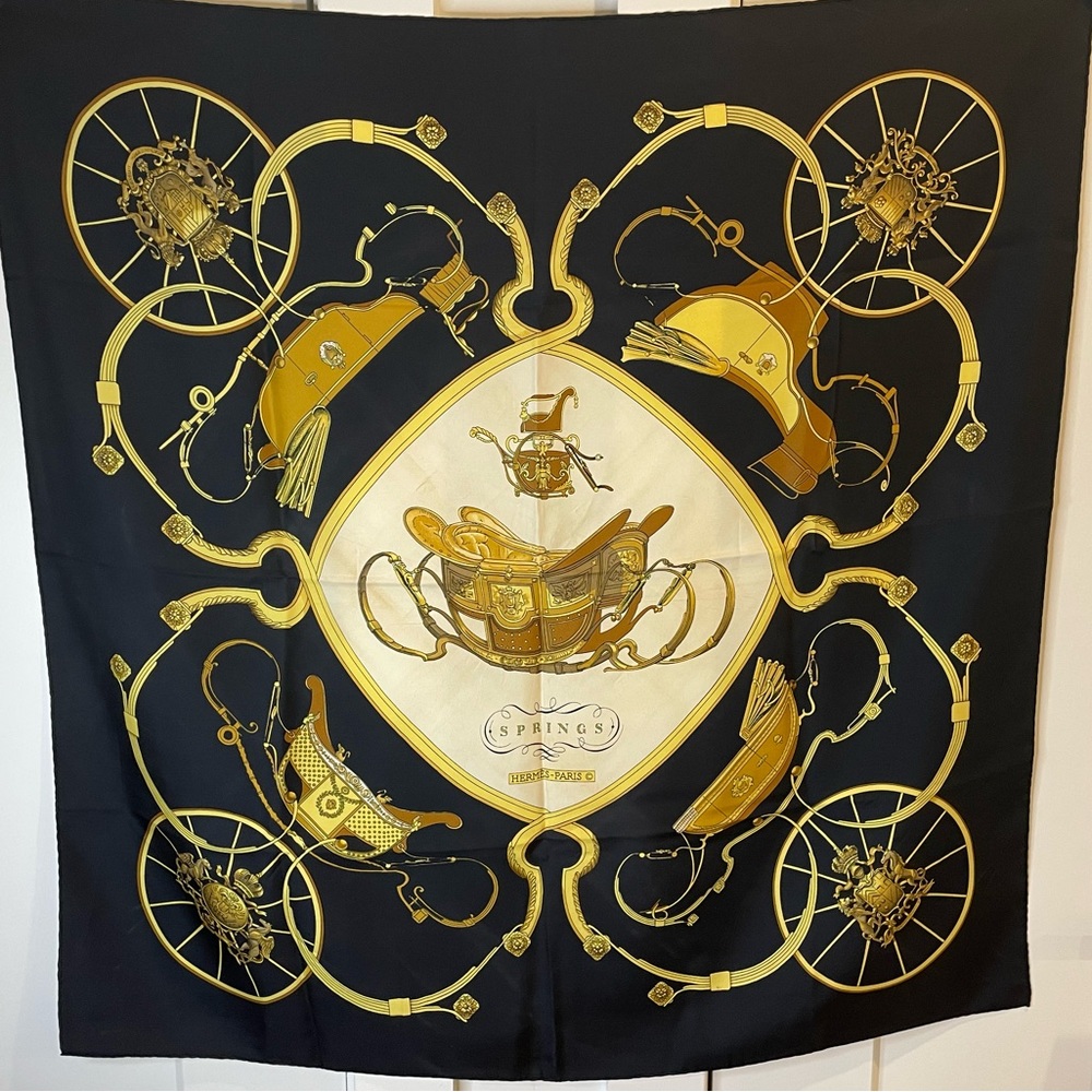 Hermes Silk Scarf